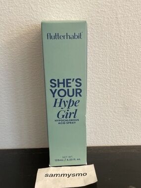 Flutterhabit She's Your Hype Girl Hypochlorous Spray 4.23fl oz.